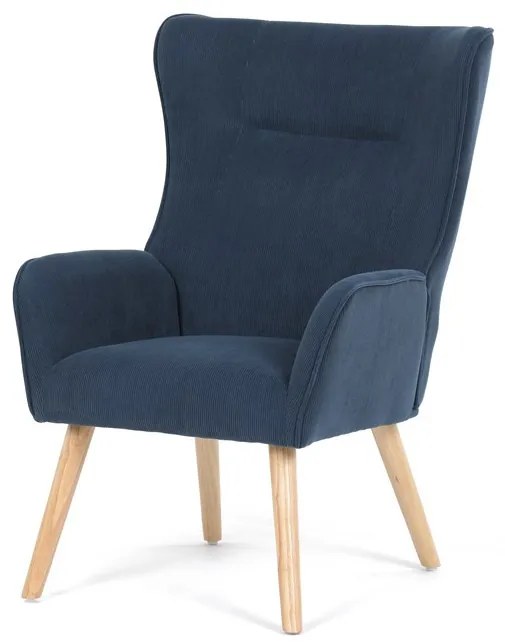 Kék Kordbársony U-Fotel. AK-314 BLUE2