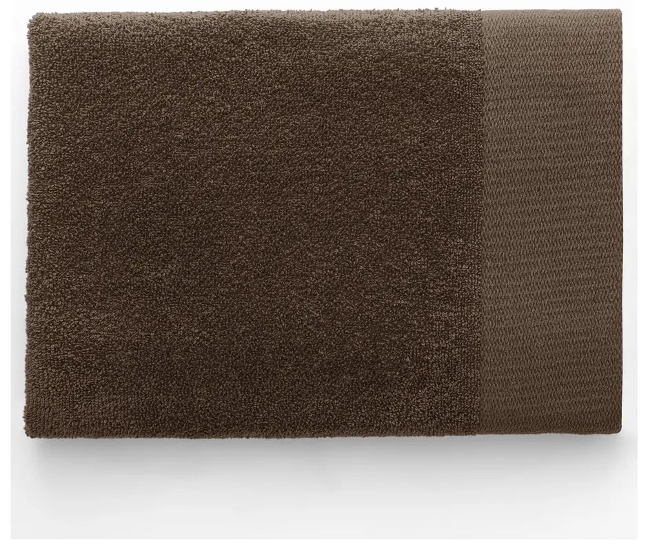 Barna frottír pamut fürdőlepedő 70x140 cm Amari – Restilo