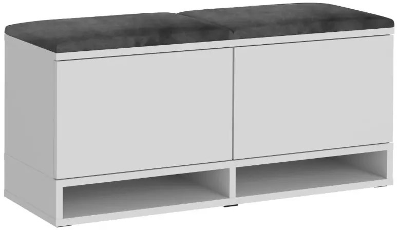 Előszobafal akasztós White/ Grey