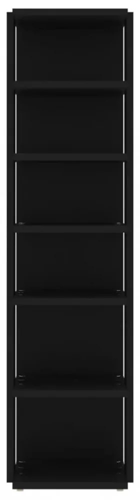 2 db fekete cipősszekrény 27,5 x 27 x 102 cm
