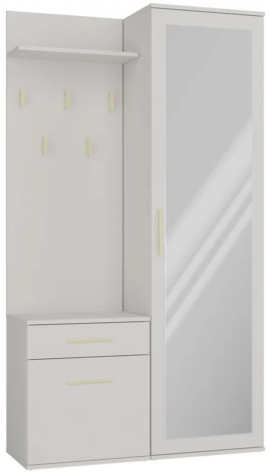 Kashar Duo előszobafal, 50x180x35 cm, kasmír