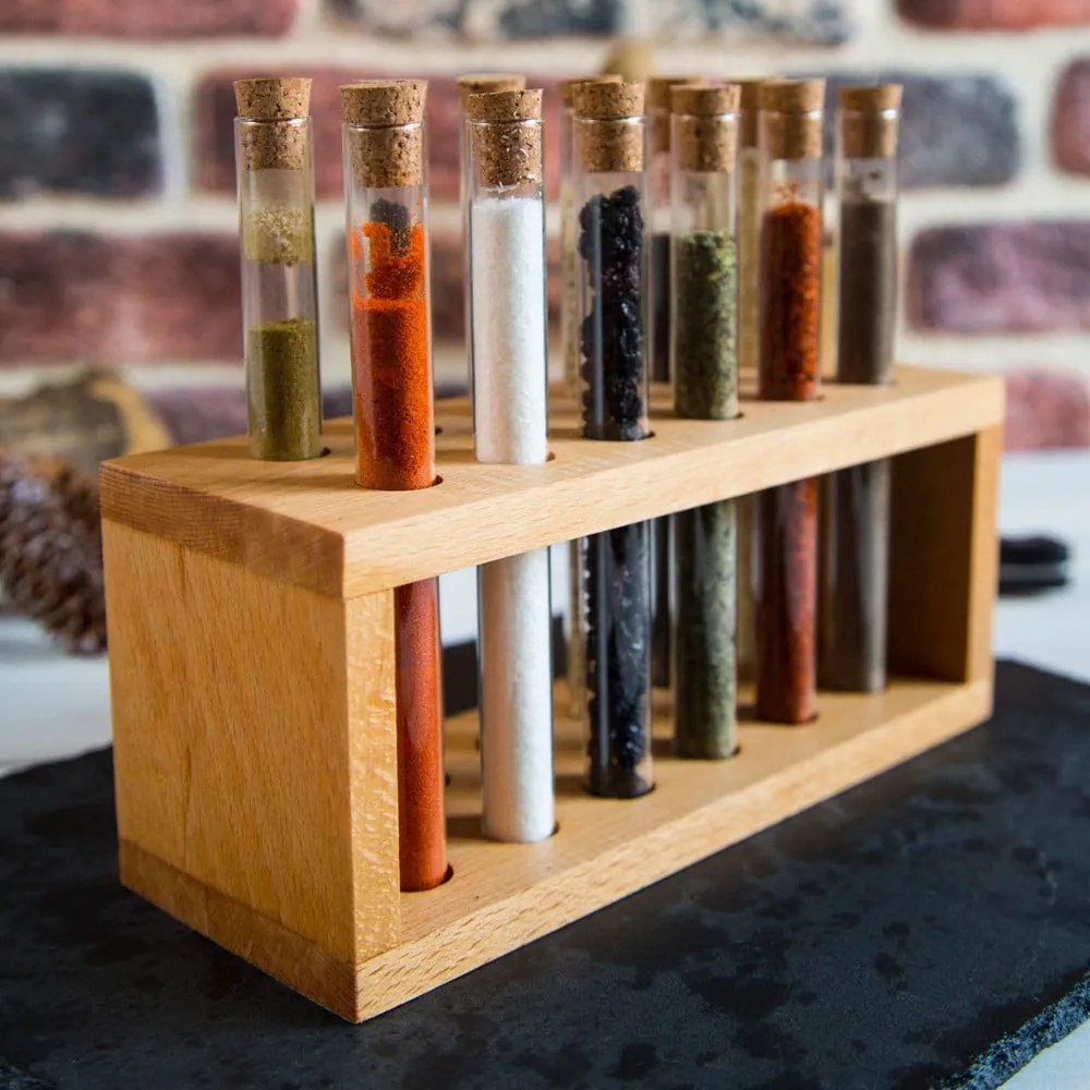 Fűszertartó készlet 12 db-os állvánnyal – Hermia