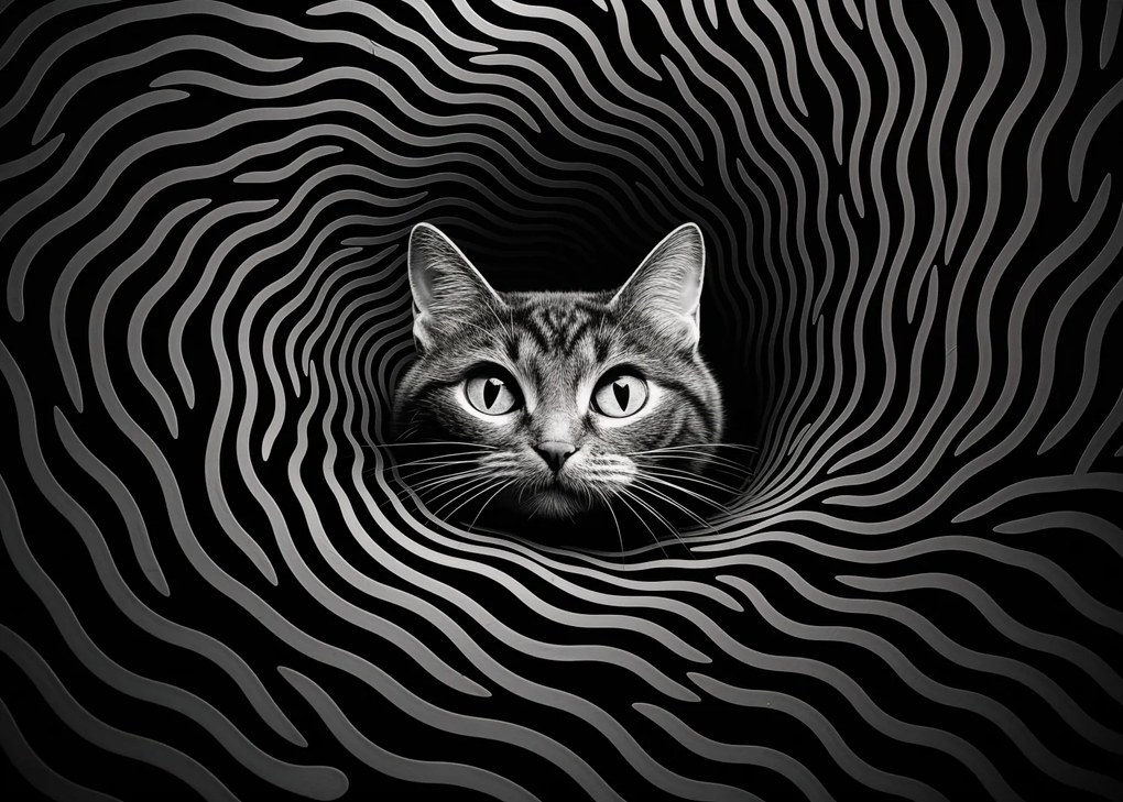 Poszter 70x50cm Hipnotizáló Macskaszem