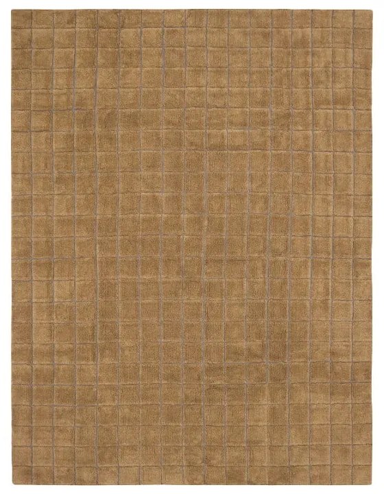 Okkersárga kézi szövésű gyapjú szőnyeg 230x300 cm Mosaic Ochre – Lorena Canals