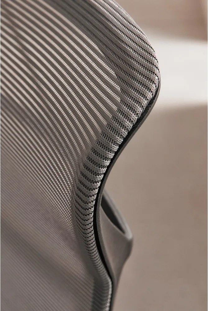 Fekete kárpitozott irodai szék Hoboken – Yes Everyday