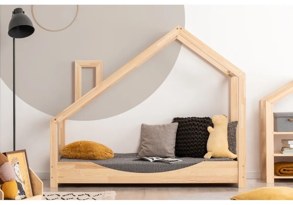 Luna Elma borovi fenyő házikó ágy, 90 x 160 cm - Adeko