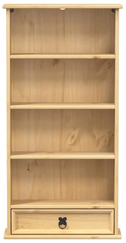 Corona tömör fenyőfa CD-szekrény 52 x 17,5 x 103 cm