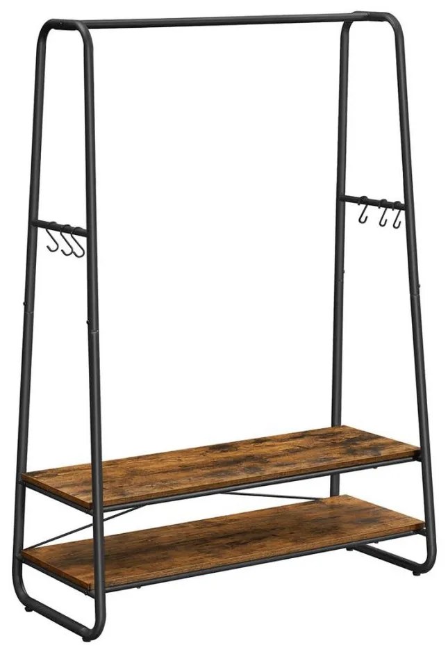 Álló fogas LINEA barna/fekete