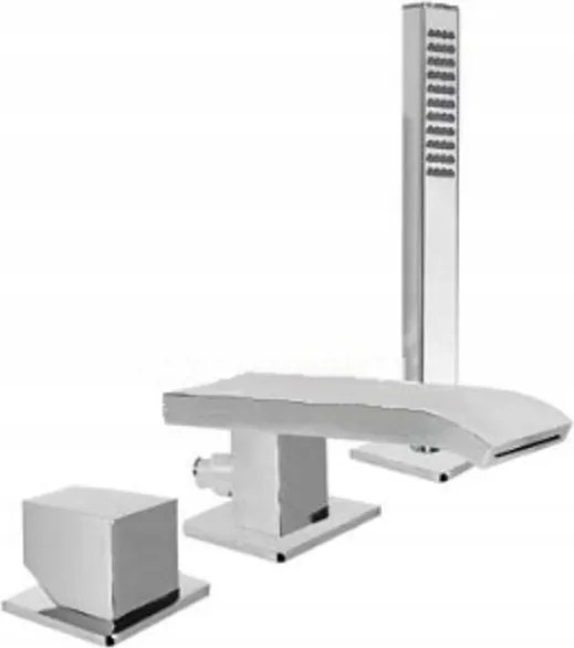 Tres kádtöltő csaptelep 3 lyukú kádhoz Slim-tres 202.661.02