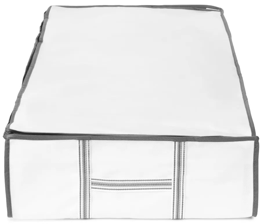 Vákuumos textil-műanyag ágy alatti tárolódoboz 105x45x15,5 cm Life – Compactor