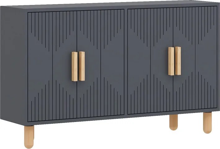 Roger komód, antracit, 120 cm