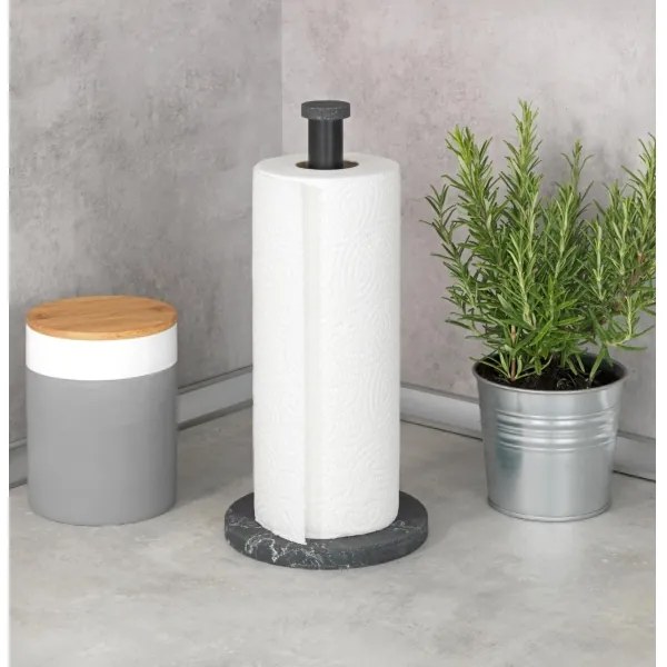 WENKO 53212100 - Konyhai törlőkendőtartó 15x32 cm fekete