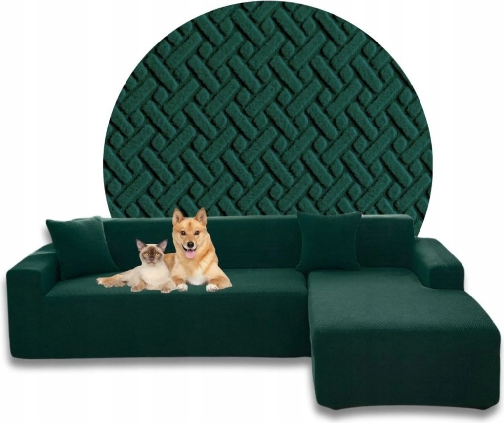 Sarok Huzat Kanapé Jacquard Halszálka Jobbos Prémium 2+2 Oeko-tex