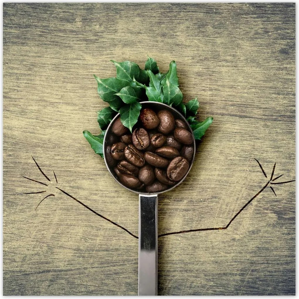 Poszterek 100x100 Kávé Kaffe