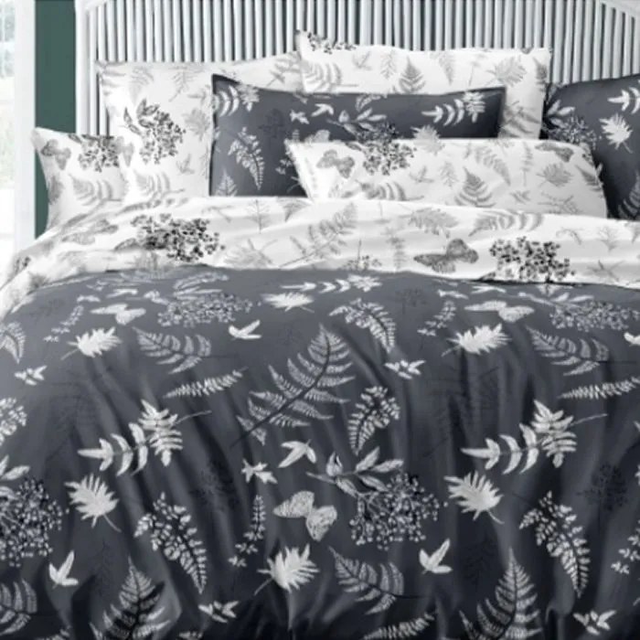 Pamut ágynemű Homa RHEMUS GREY 3 részes 140x200 cm