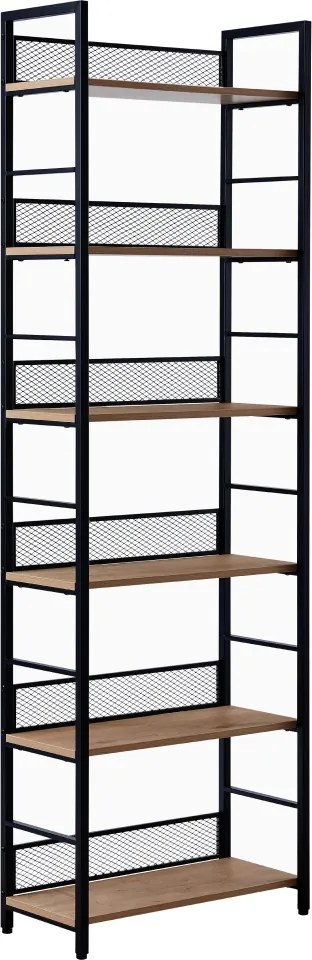 Polcállvány, fekete/tölgy, KELER TYP 3