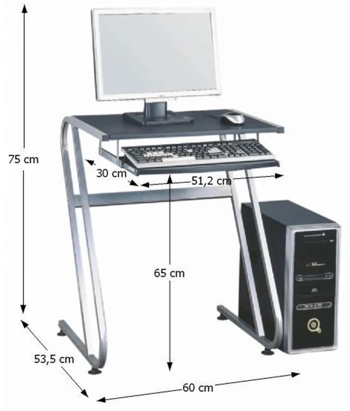 Számítógépasztal Jark. 779609