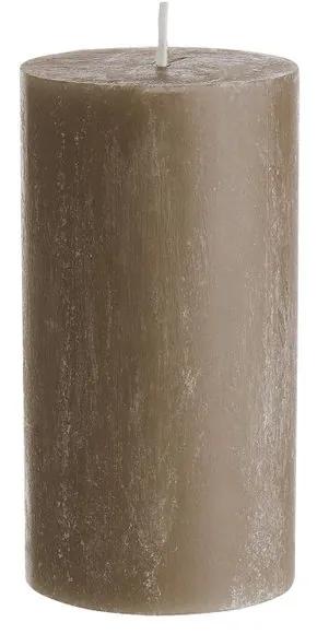 RUSTIC gyertya, homokszín 13cm
