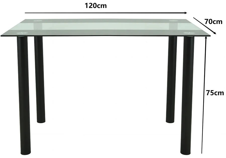 Mezza 4+1 étkező garnitúra fehér-szürke