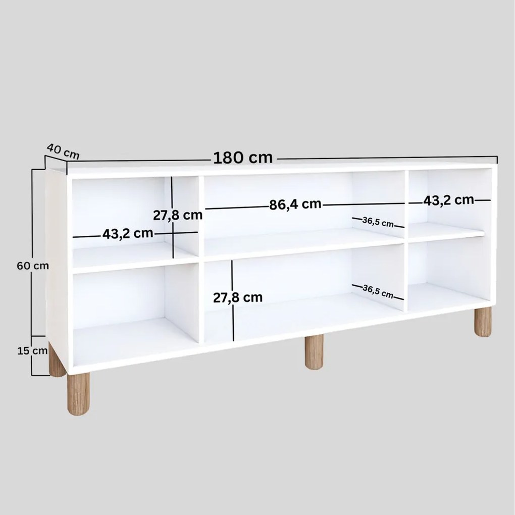 Bohemian komód, 180 cm – TR350MWD1505