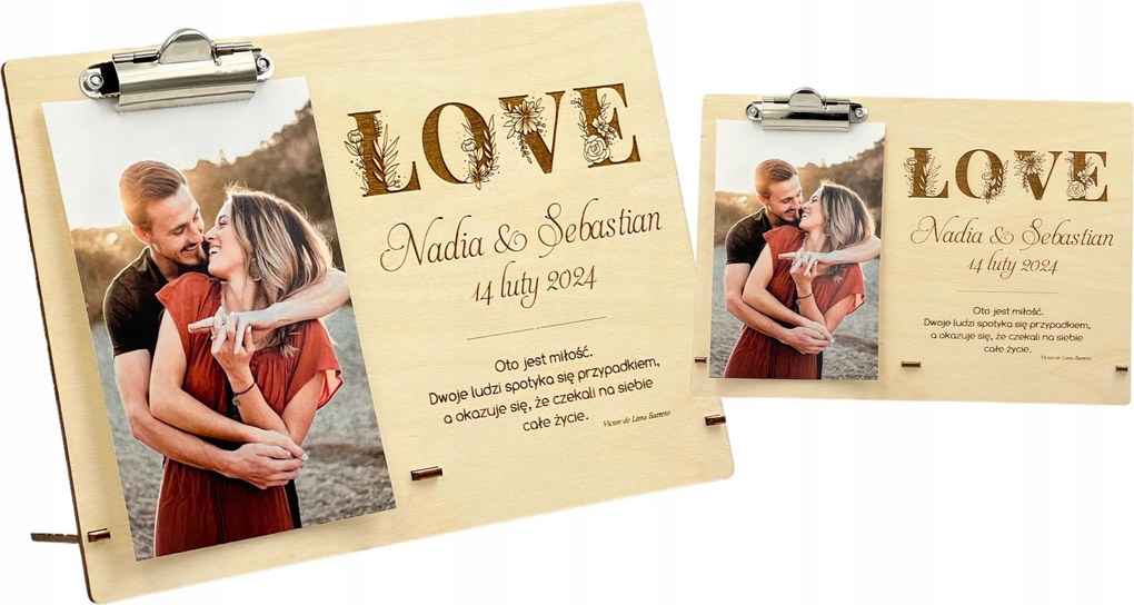 Valentin napi ajándék neki férj feleség képkeret lánynak