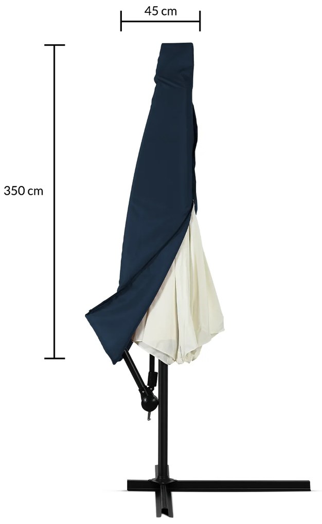 Kingsleeve® Védőhuzat napernyőhöz 3,5 m - kék