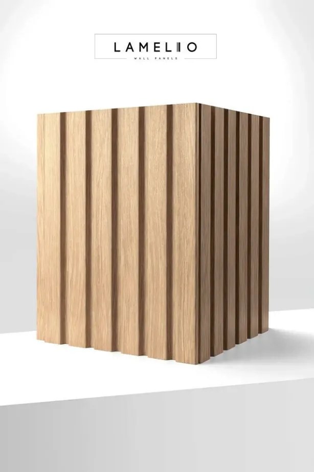LAMELIO OLMO Aranytölgy lamella falpanel 270 × 12,2 cm
