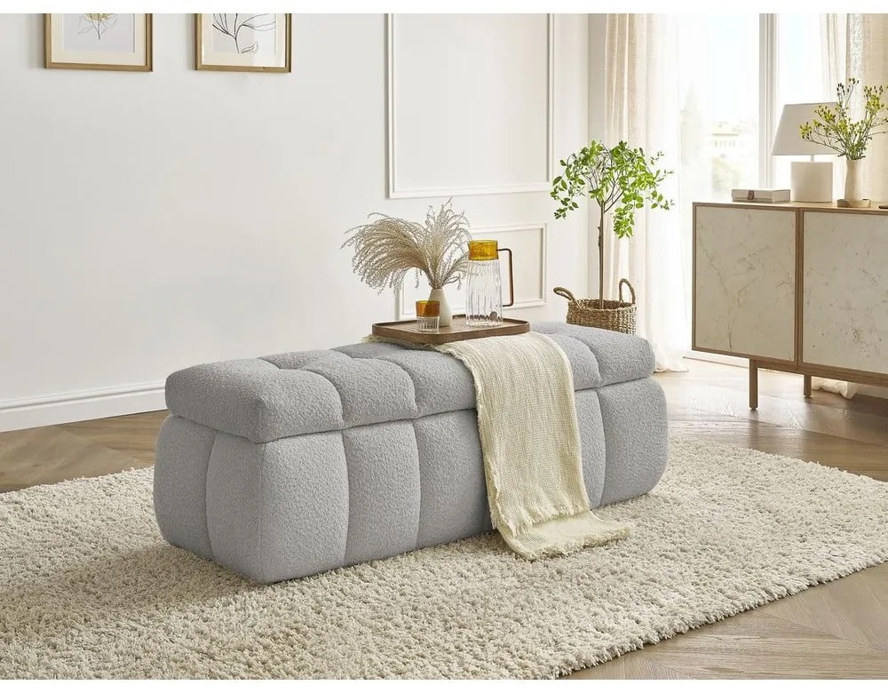 Világosszürke buklé pad Mont Blanc – Bobochic Paris