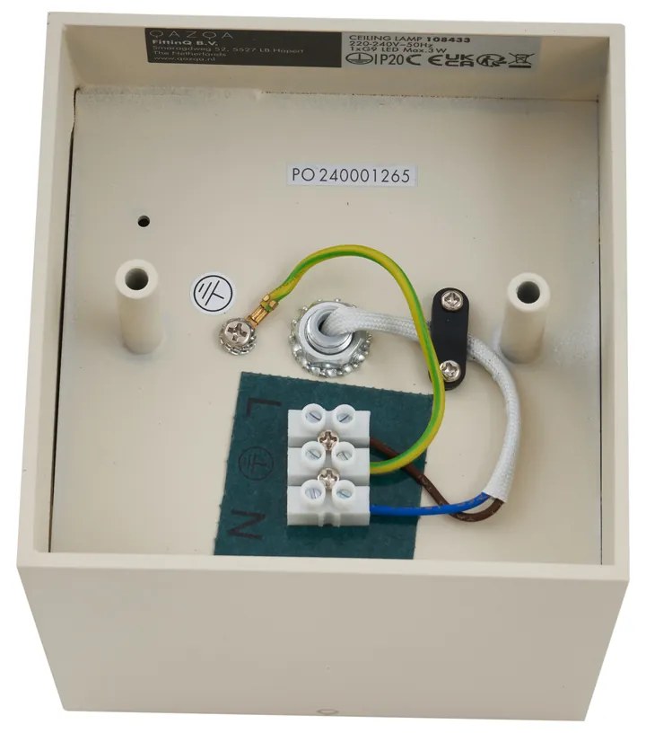 Modern fali spot lámpa bézs G9 állítható - Box