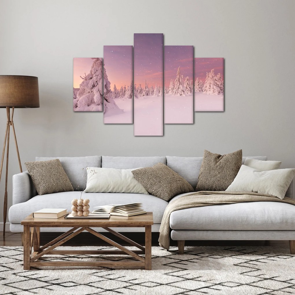 Kép - Fák a hótakaró alatt (150x105 cm)