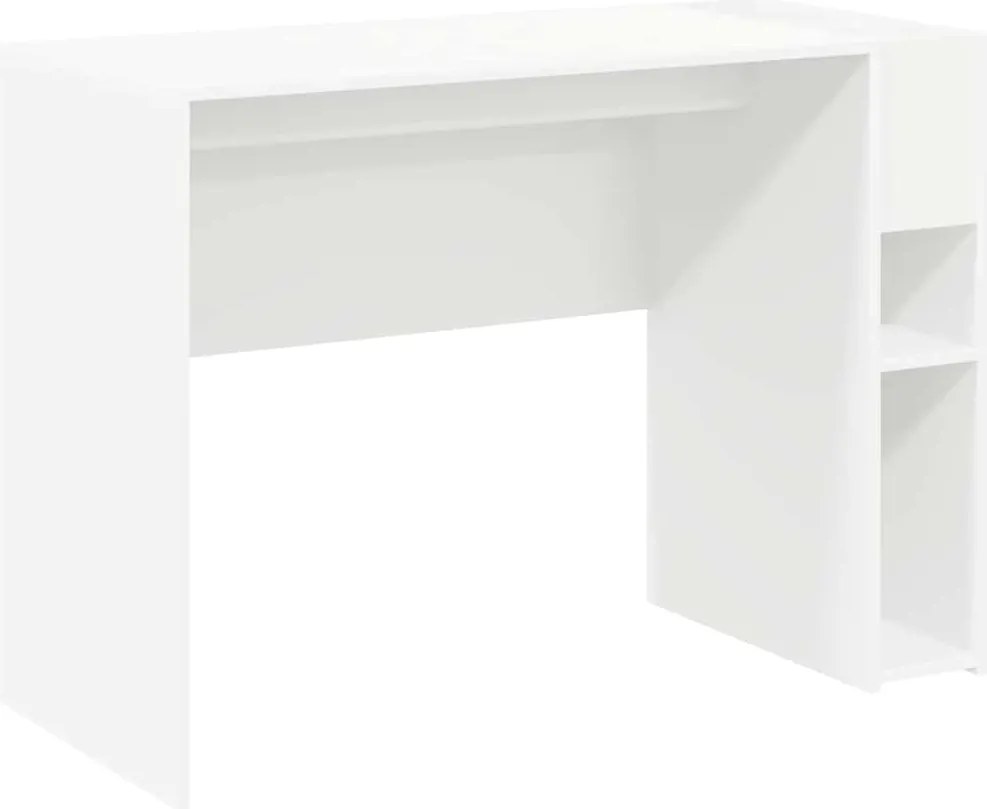 vidaXL Asztal Fehér 109 x 50 x 78 cm Faanyag