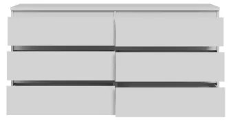 MAO fiókos komód, fehér