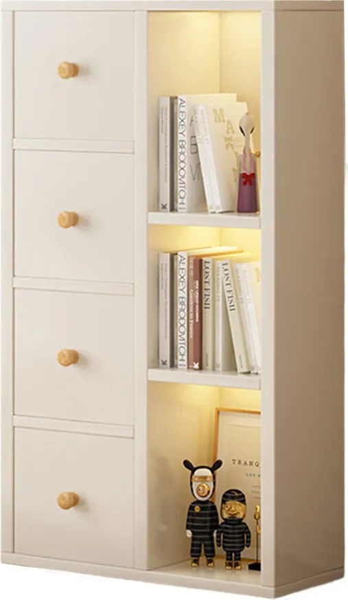 1db fali polc 104x22x45cm fehér GR-02