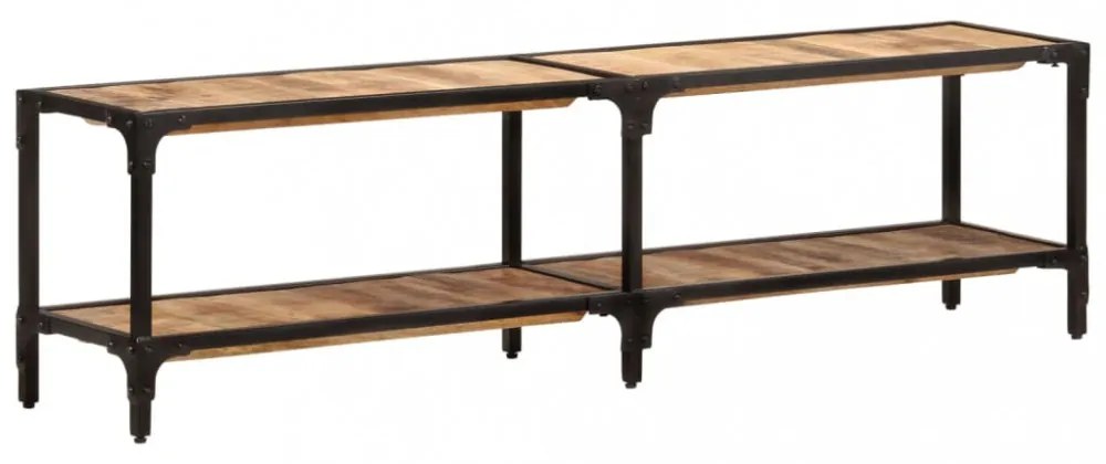 tömör mangófa TV-szekrény 150x30x41 cm