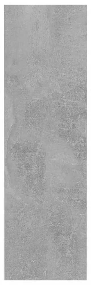 2 db betonszürke fali cipősszekrény 60 x 18 x 60 cm