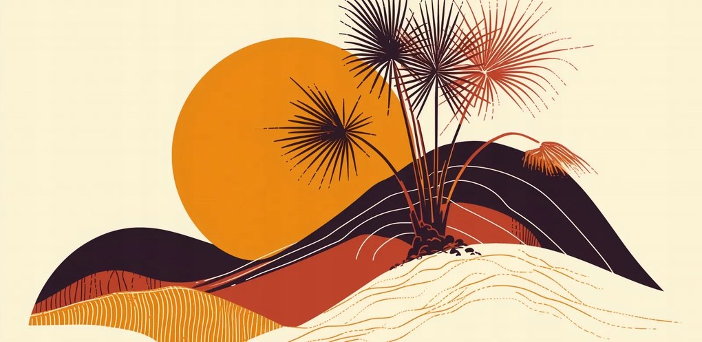 Poszter 91,3x44,5cm Napsütötte horizont