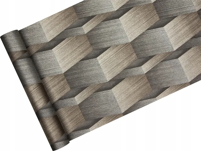 Modern tapéta Tömbök 3d szálcsiszolt Fém