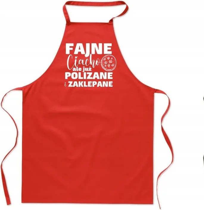 Konyhai Kötény piros Valentin Napi Ajándék Nyalogatott Férfi Kötény FA_455_c