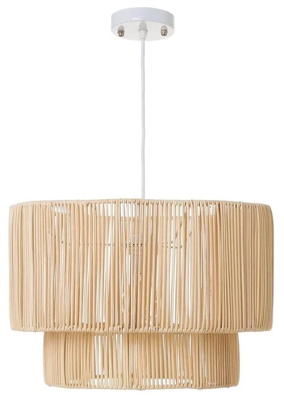 Natúr színű rattan mennyezeti lámpa rattan búrával ø 38 cm Natural Way – Casa Selección