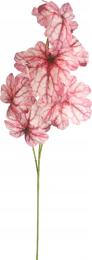 Caladium Levél Ág 82CM Rózsaszín Művirág Kompozíció Kiegészítő