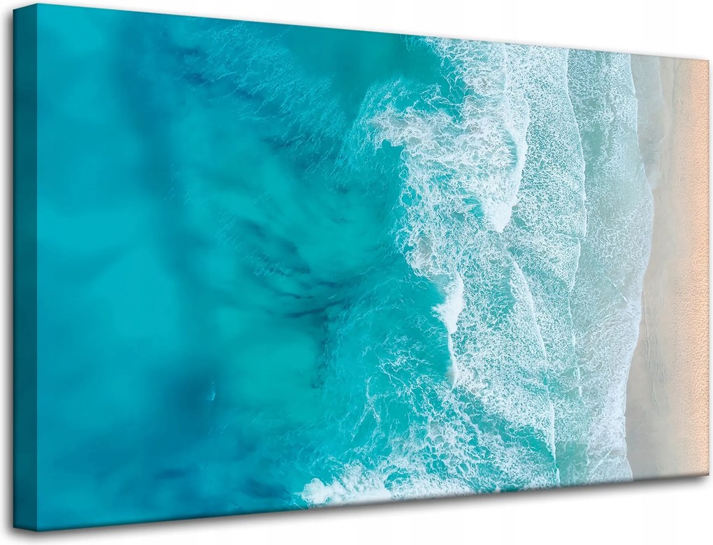 Vászonkép Hullámok Víz Nyugalom Óceán 80x50 cm Ajándéknak is tökéletes