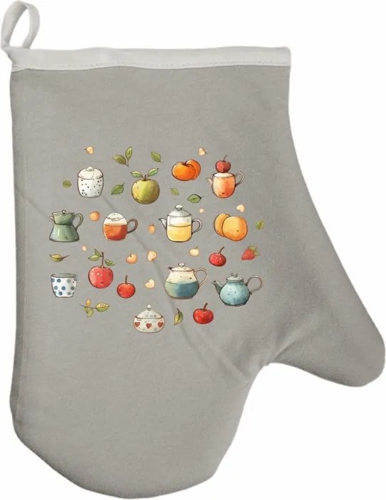 Konyhai kesztyű Twist EMI, Piros