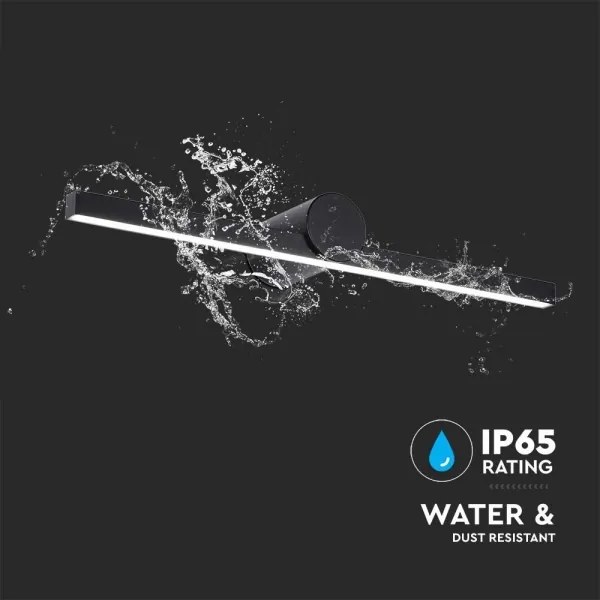 LED fürdőszobai tükörvilágítás LED/10W/230V 4000K IP65 fekete