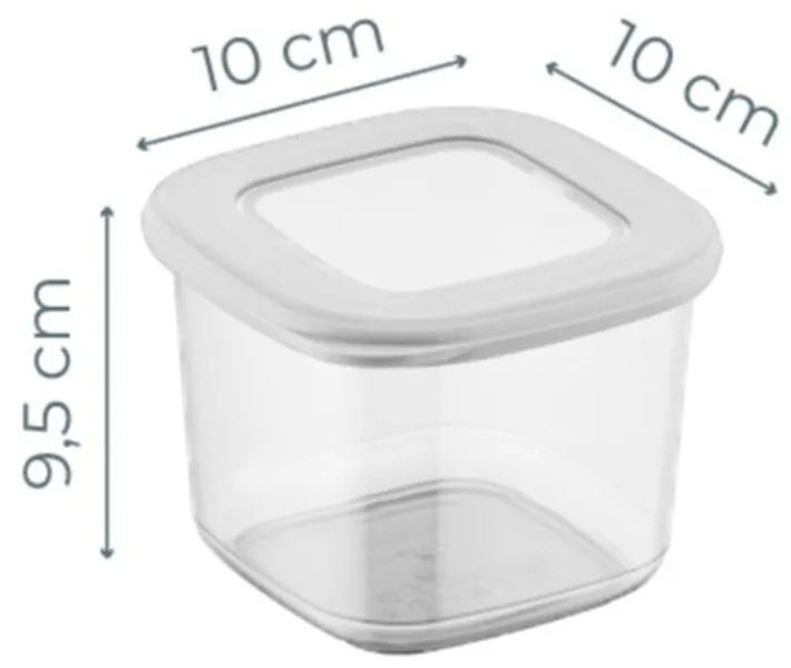 Élelmiszertartó doboz szett 12 db-os Fresco – Hermia