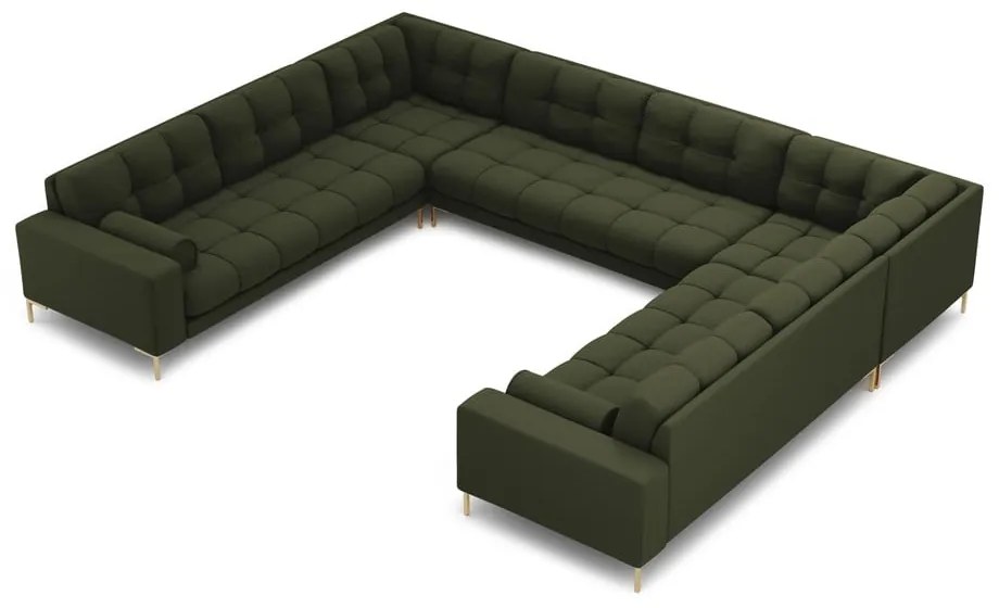 Zöld sarokkanapé (U alakú) Bali – Cosmopolitan Design