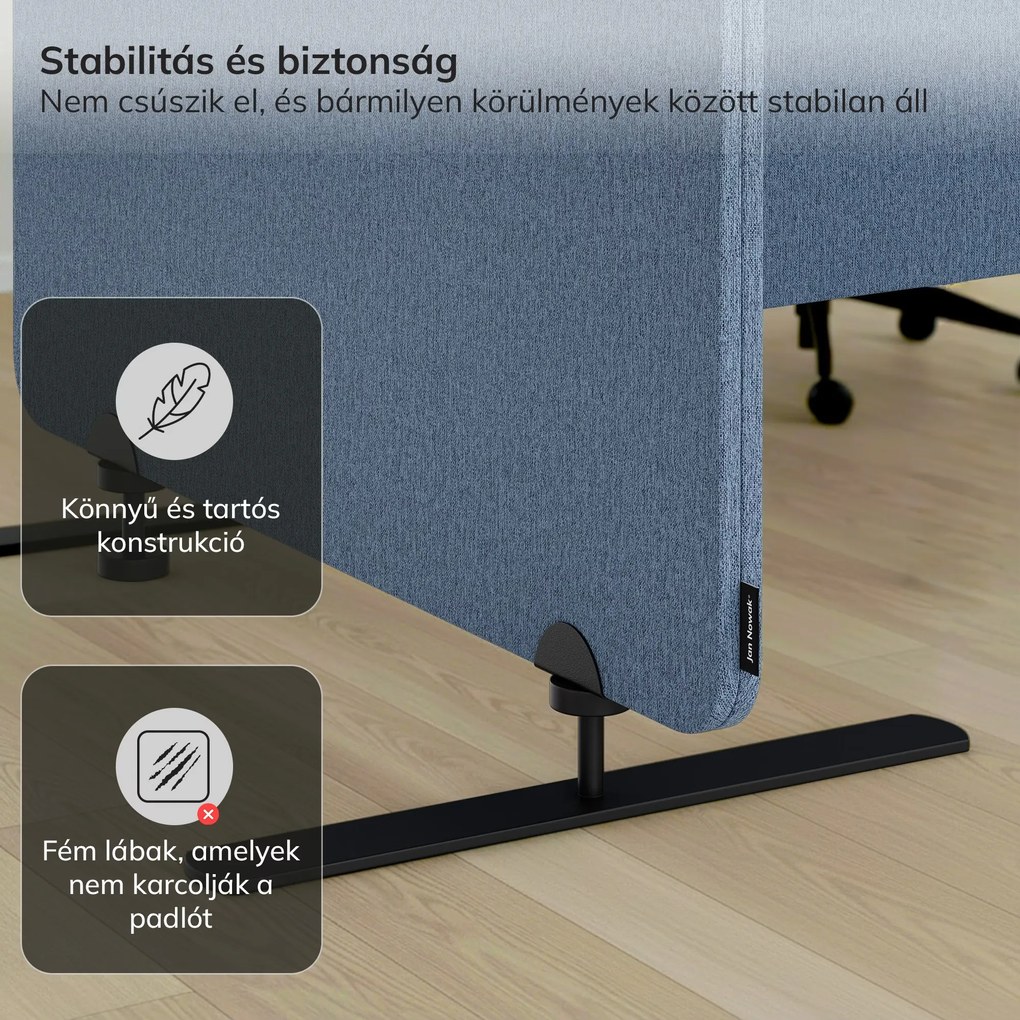 akusztikus falpanel SADIE Frozen Lake 280/145 cm