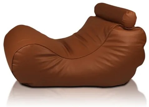 Babzsák nyugágy XL öko-bőr TiaHome - krém