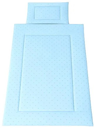 Babapaplan és lapospárna szett kiságyba – pamutvászonból