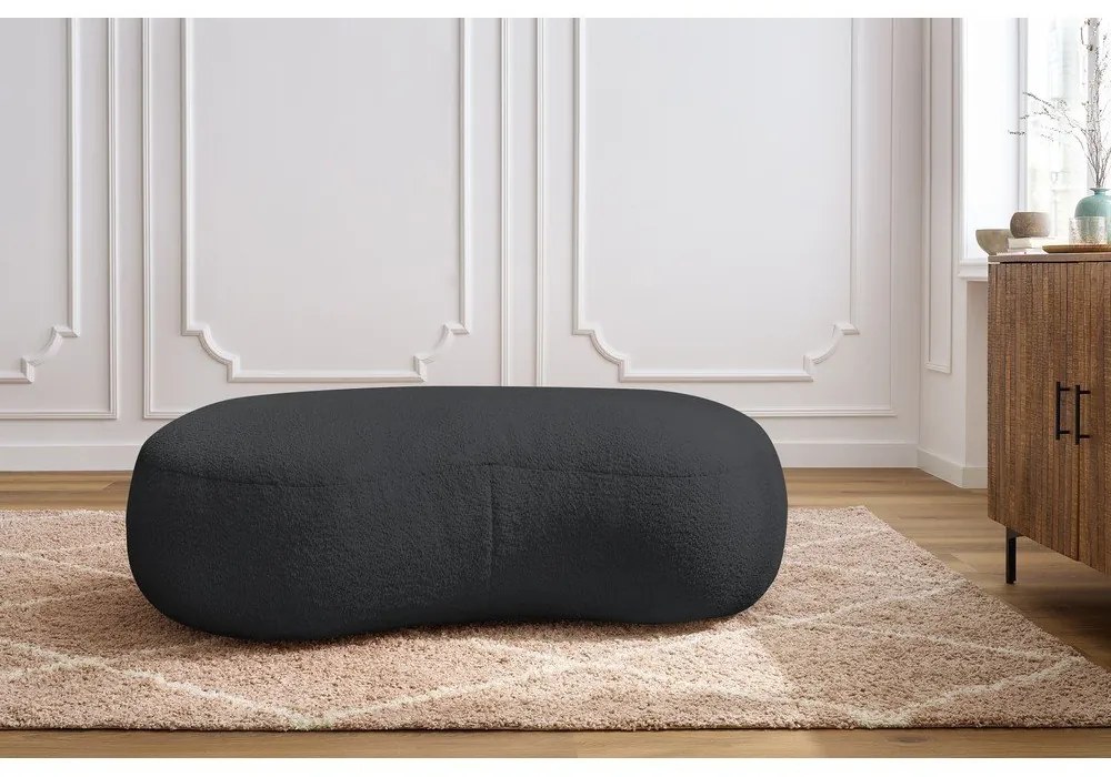 Sötétszürke buklé szövet lábtartó Saint-Germain – Bobochic Paris