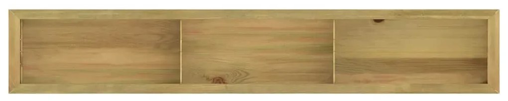 impregnált fenyőfa magaságyás 291 x 50 x 50 cm